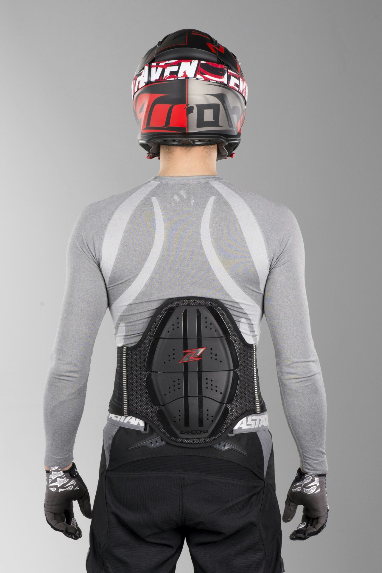XS Nero Zandon/à Paraschiena Shield Evo X4 High Visibility